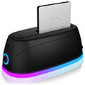 icy box ib 1124l c3 dockingstation for 1x hdd ssd with usb 30 type a or type c combo cable extra photo 1