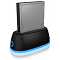 icy box ib 1124l c3 dockingstation for 1x hdd ssd with usb 30 type a or type c combo cable extra photo 6