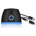 icy box ib 1124l c3 dockingstation for 1x hdd ssd with usb 30 type a or type c combo cable extra photo 7