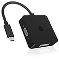 icy box ib dk1104 c 4 in 1 usb type c video adapter extra photo 3