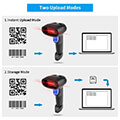 barcode scanner netum nt l8s 2d wireless 24g qr with stand extra photo 3
