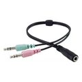conceptronic polona02ba stereo headset 35mm including y splitter extra photo 1