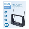 philips sdv1226 grs indoor tv antenna 28 db hdtv 4k uhf vhf fm extra photo 1