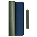 mousepad nod status xl green blue leather 800x350x18mm extra photo 1