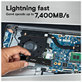 ssd crucial t500 500gb pcie gen4 x4 nvme m2 2280 ct500t500ssd8 extra photo 1