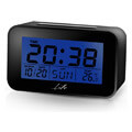 life acl 201 digital alarm clock with indoor thermometer and lcd display extra photo 1