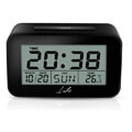 life acl 201 digital alarm clock with indoor thermometer and lcd display extra photo 2