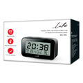life acl 201 digital alarm clock with indoor thermometer and lcd display extra photo 4