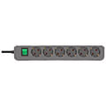 brennenstuhl eco line 6 socket silver 15m switch extra photo 2