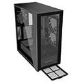 case sharkoon rebel c60 rgb atx pc case black extra photo 8