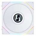 lian li unifan tl lcd 140 1pcs reverse white case fan extra photo 1