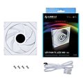lian li unifan tl lcd 140 1pcs reverse white case fan extra photo 2