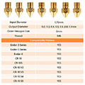 crealitymk8 nozzles kit 24 pcs 02mm2 03mm 2 04mm12 05mm2 06mm 2 08mm2 10mm2 extra photo 2