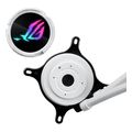 asus rog strix lc iii 360 argb processor liquid cooling kit 12 cm white edition extra photo 1