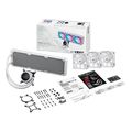 asus rog strix lc iii 360 argb processor liquid cooling kit 12 cm white edition extra photo 4