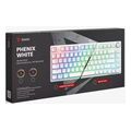 savio wireless mechanical keyboard phenix white red pudding us layout extra photo 4