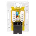 logilink np0100 cat6a wall outlet 1x rj45 unshielded pure white extra photo 3