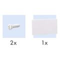 logilink np0100 cat6a wall outlet 1x rj45 unshielded pure white extra photo 5