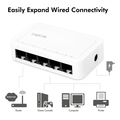 logilink ns0114 desktop gigabit ethernet switch 5 port plastic case white extra photo 4