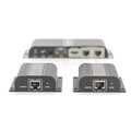 digitus ds 55302 hdmi extender splitter set 1x2 40m over network cable cat6 6a 7 fhd 1080p extra photo 1