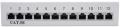 goobay 93041 12 port stp cat5e 1u patch panel grey extra photo 1