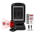 qoltec desktop qr barcode scanner usb extra photo 3
