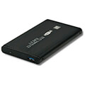 qoltec external hard drive case hdd ssd 25 sata3 usb 30 black extra photo 1