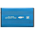 qoltec external hard drive case hdd ssd 25 sata3 usb 30 blue extra photo 2