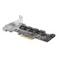 controller card silverstone pci express to 6 x sata sst ecs06 extra photo 3
