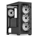 case aerocool d501a g bk v2 midi tower window black extra photo 1