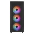 case aerocool designer g bk v2 midi tower tempered glass black extra photo 1