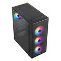 case aerocool designer g bk v2 midi tower tempered glass black extra photo 2