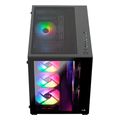 case aerocool dryft mini bk v2 mini tower tempered glass black extra photo 2