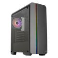 case aerocool genesis argb midi tower window black extra photo 2