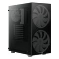 case aerocool python midi tower tempered glass black extra photo 1