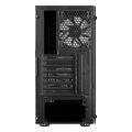 case aerocool python midi tower tempered glass black extra photo 4