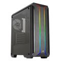case aerocool skyline argb midi tower tempered glass black extra photo 2