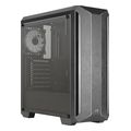 case aerocool skyline argb with argb back fan midi tower tempered glass black extra photo 1