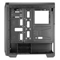 case aerocool skyline argb with argb back fan midi tower tempered glass black extra photo 8