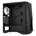 case aerocool visor g bk v1 midi tower tempered glass black extra photo 2
