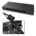 raijintek rjk 5v drgb pwm control hub black 0r40b00225 extra photo 1