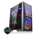 case raijintek silenos ms pro tempered glass black 0r20b00205 extra photo 2