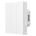 sonoff m5 3c 86w matter smart wall switch 3 channels white extra photo 1