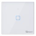 sonoff t2eu1c tx 1 channel wi fi rf 433 touch wall switch ultra white extra photo 2