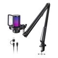maono dgm20s gaming microphone with stand black extra photo 5