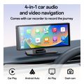 yesido km19 car navigation wi fi 1026inch black extra photo 2
