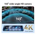 yesido km24 dash camera with carplay android auto 4k 966inch lcd black extra photo 3