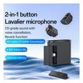 yesido kr19 wireless microphone usb c lightning 2 pack black extra photo 1