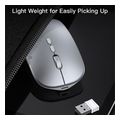 yesido kb15 wireless mouse 800dpi 1600dpi silver extra photo 7