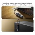 yesido hb19 usb usb c hub 4in1 grey extra photo 5